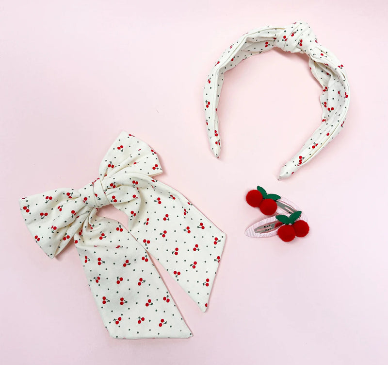 Sweet Cherry Knotted Headband